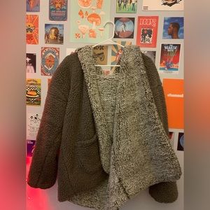 Altar’d State hooded reversible sherpa jacket